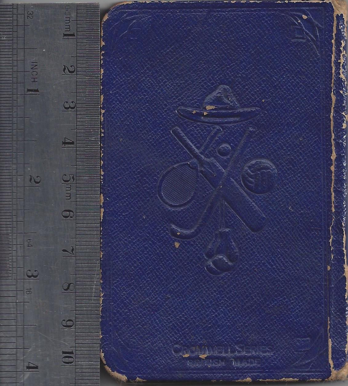   Photo of back cover of Heinrich Pfeil's diary 1940-1941