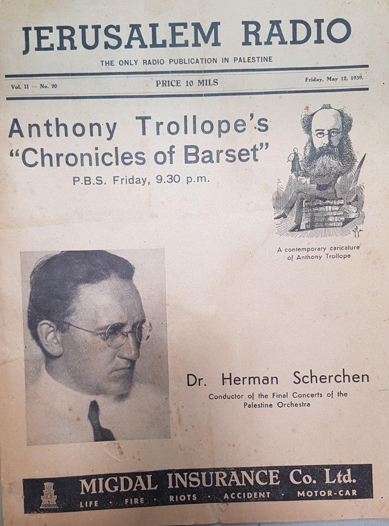 Jerusalem Radio: Vol.2 No.20, Friday, May 12, 1939 Coverpage in English