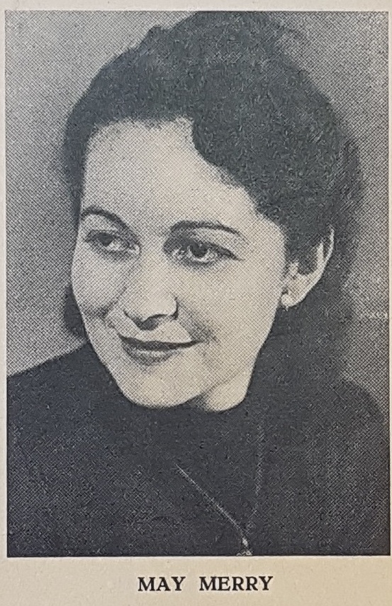 portrait of May Merry , also known as May Weissenberg  and May HarLevan