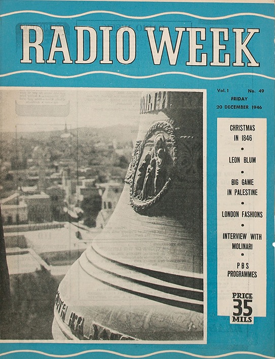 Cover page of Radio Week