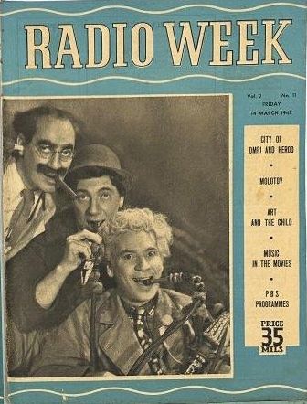 cover page of Radio Week  Vol. 2, No. 11,  Friday, March 14, 1947