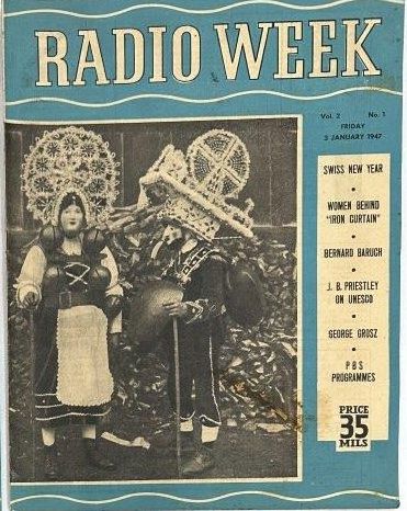 cover page of Radio Week  Vol 2, No 1, Friday, January 3, 1947