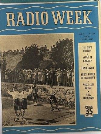 cover page of Radio Week  Vol 2, No. 25, Friday, June 20, 1947