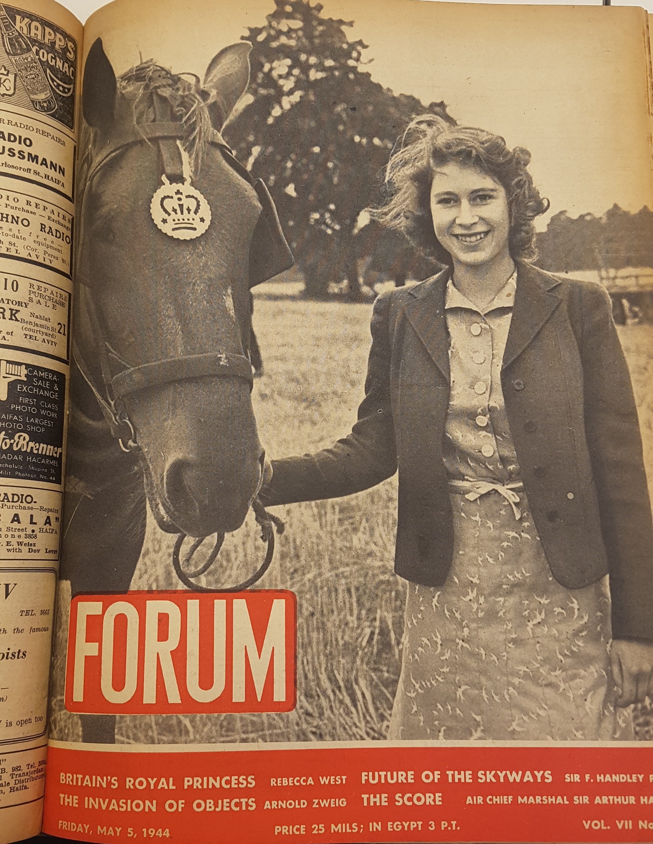 cover page of Forum Vol 7, No 20, May 5, 1944
