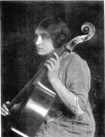 portrait of cellist Thelma Yellin