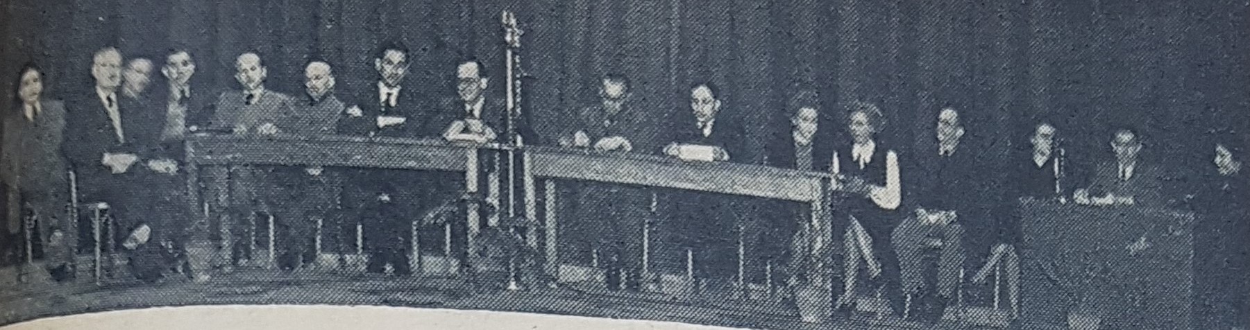 listeners panel Ohel Theater, Jan 27, 1946
